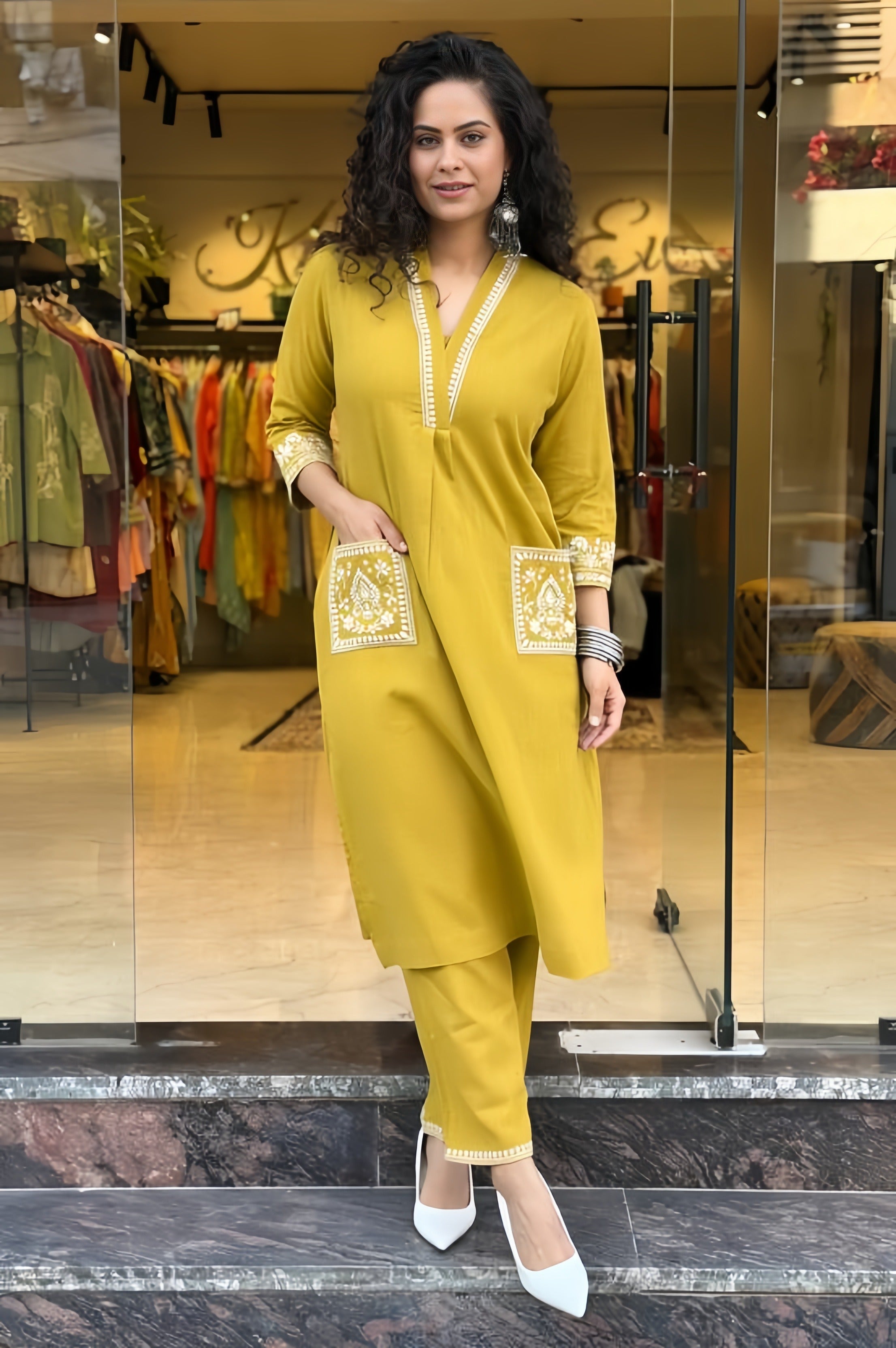 Women Solid Color Code Set