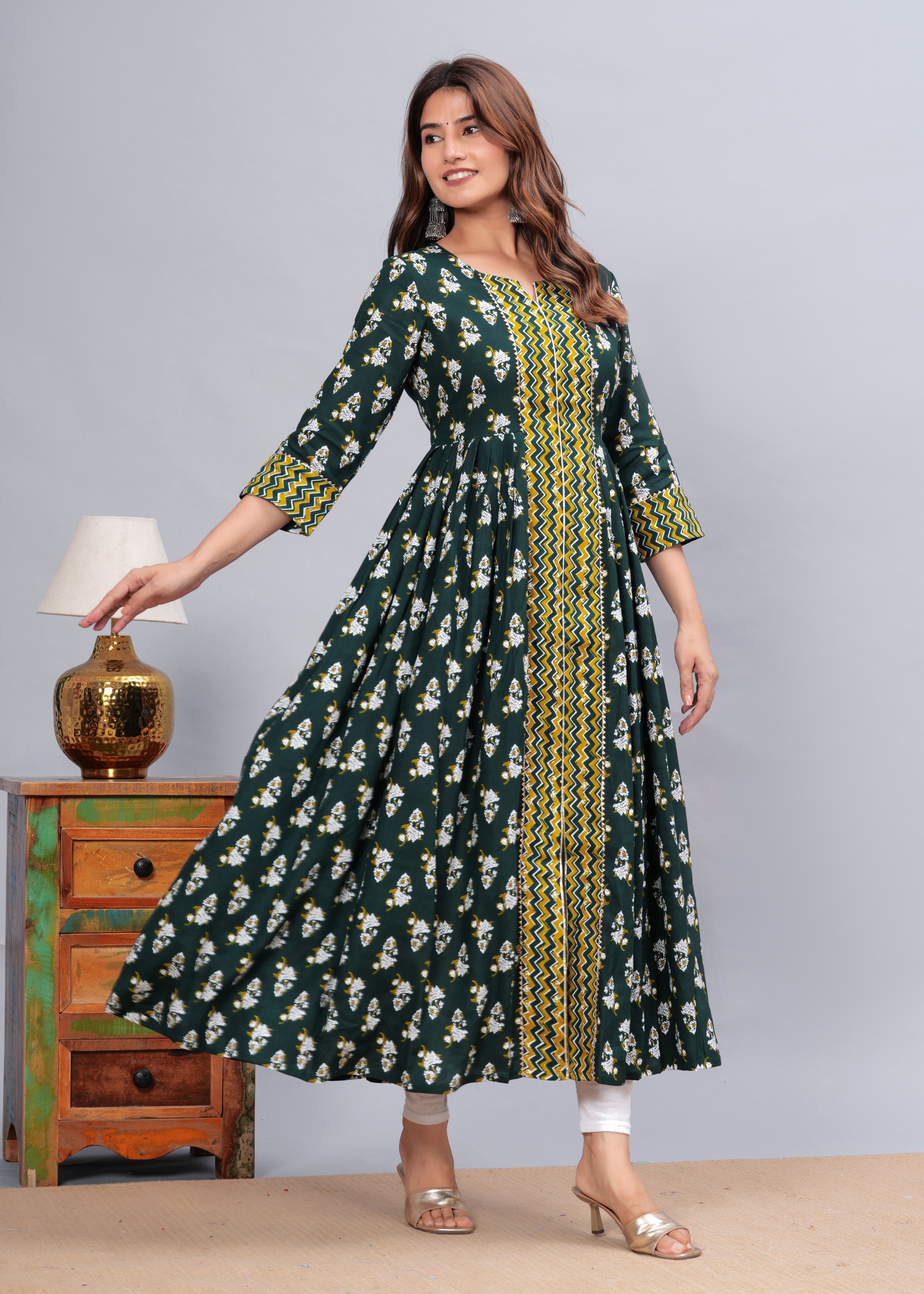 Women  Printed  Kurta
