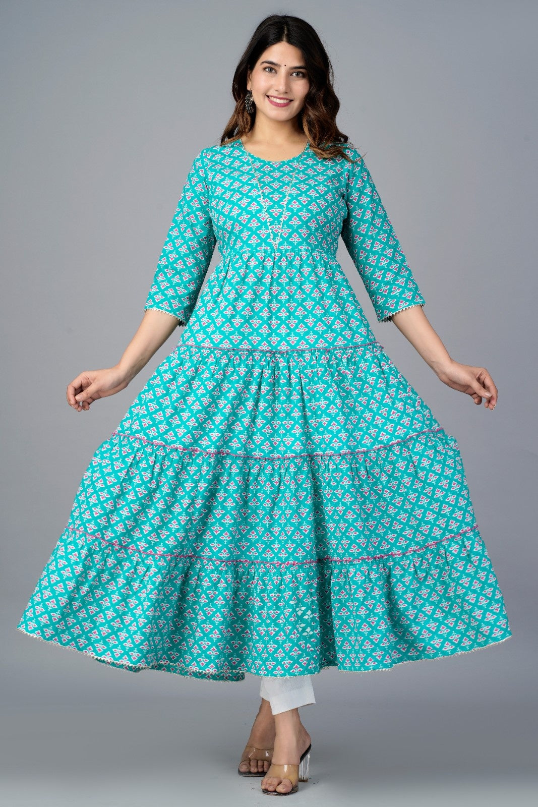 Women Floral Printed  Kurta