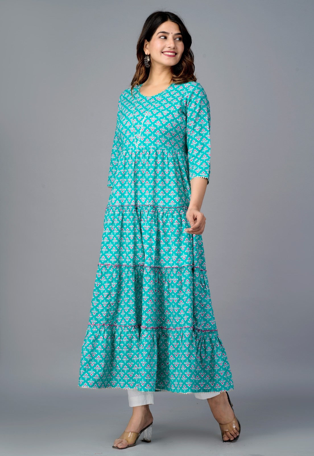 Women Floral Printed  Kurta