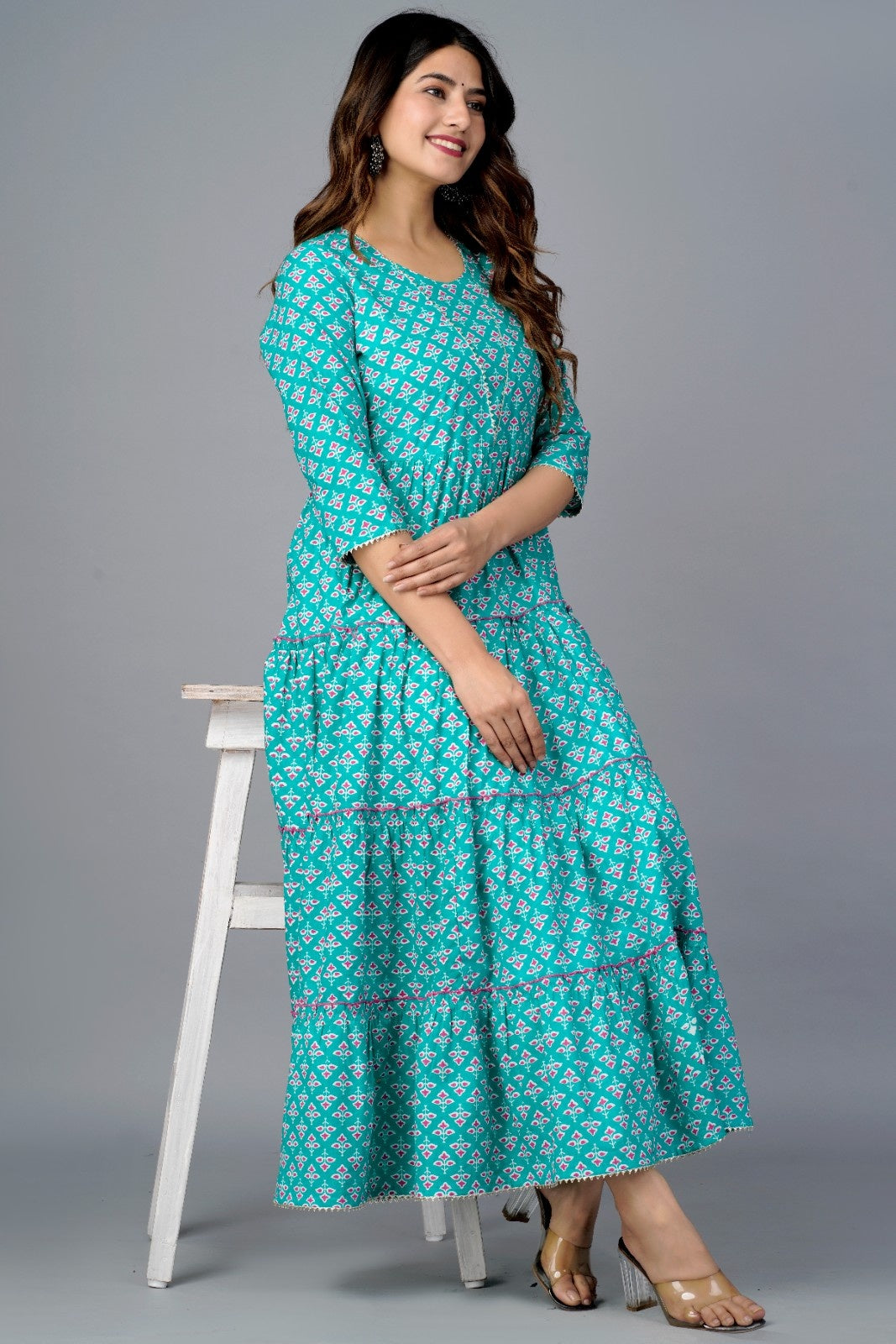 Women Floral Printed  Kurta