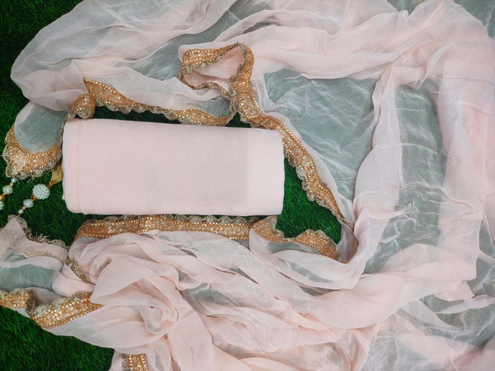 Digital Print Chanderi Suit