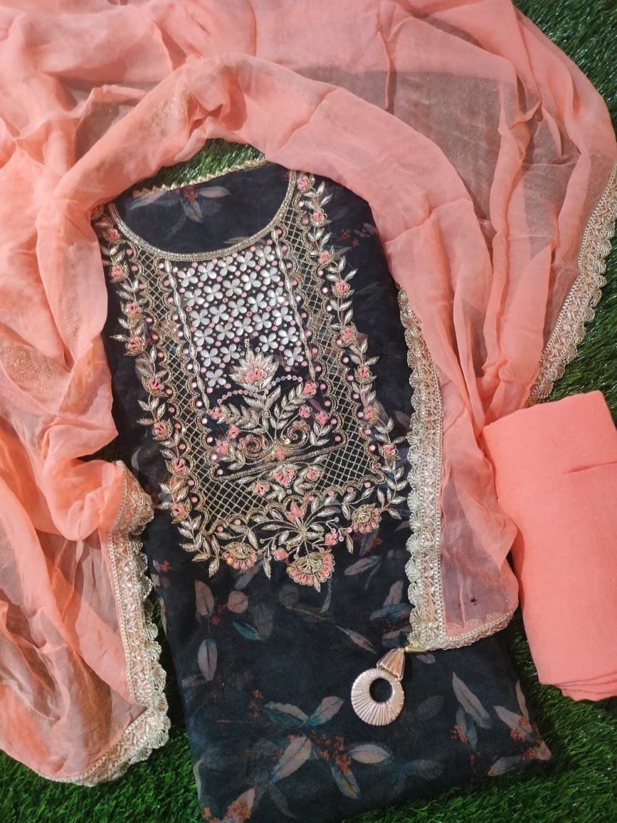 Peachy mix suit