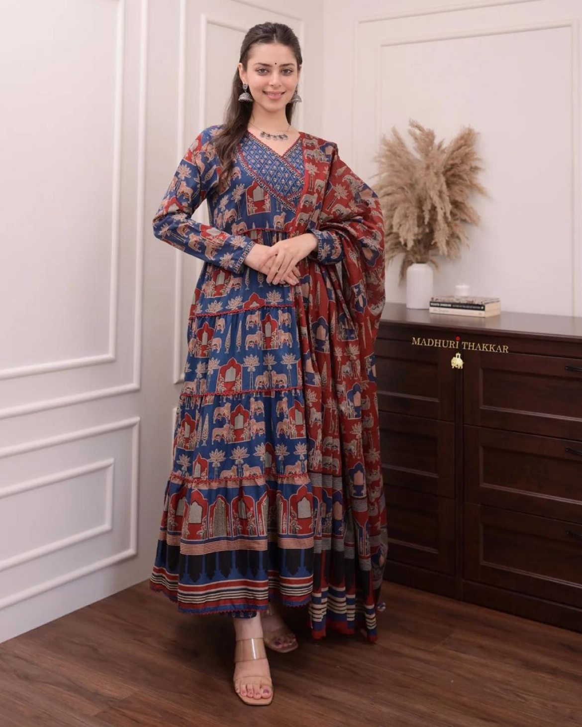 Blue less anarkali, Marron Less Anarkali, Black Less Anarkali