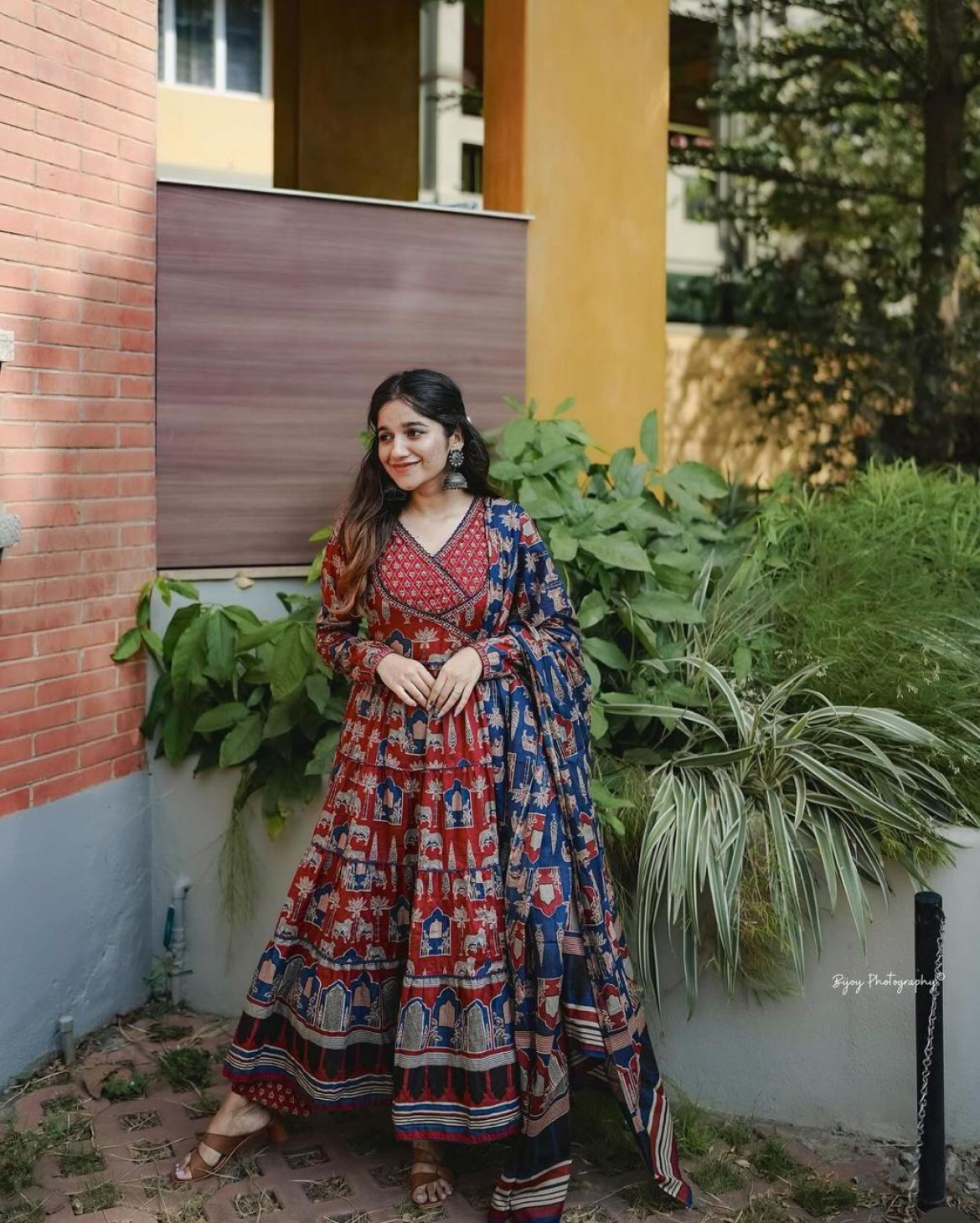 Blue less anarkali, Marron Less Anarkali, Black Less Anarkali